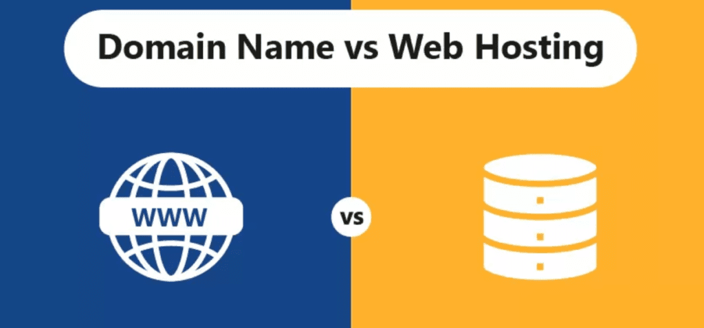 Difference Between Domain and Web Hosting